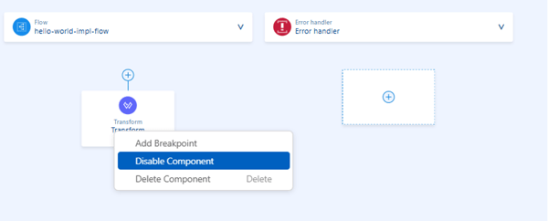 Dashboard showing how to disable components1