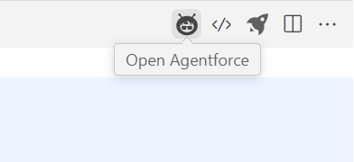 Dashboard showing the Open Agentforce button on the Anypoint Platform.