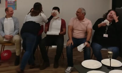 pie fight - Al