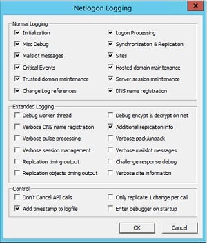 Netlogon logging