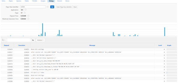 Oracle APEX View Identifier