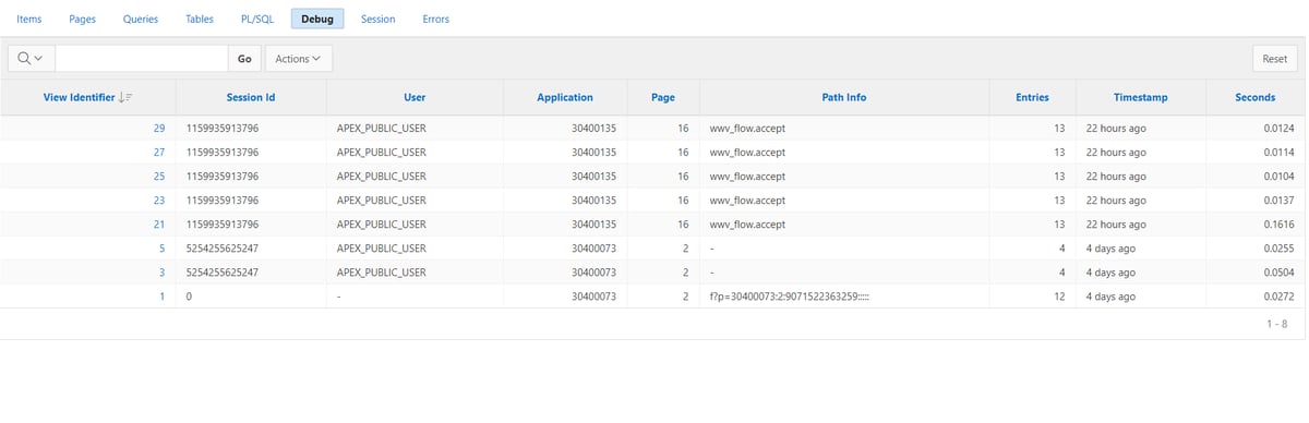 Get the most out of Oracle APEX logs