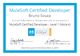 MuleSoft Certificate level 1