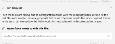 Verification of errors example
