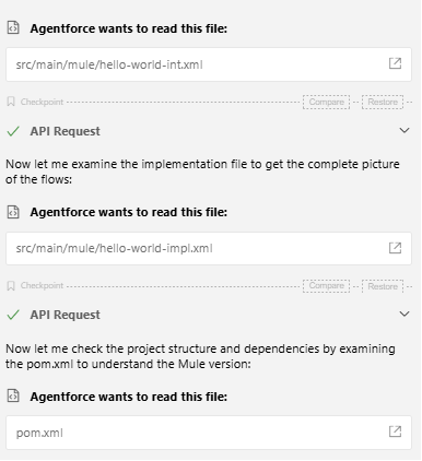 Examples of Agentforce pop up's