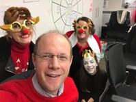 Christmas jumper day at Infomentum 2019