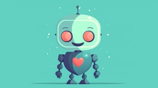 Robot with heart