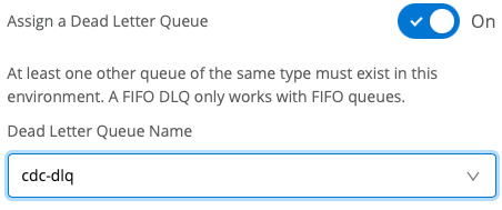 Assign Default Letter Queue