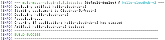 Deploy to CloudHub 2.0 using Maven and Connected Apps