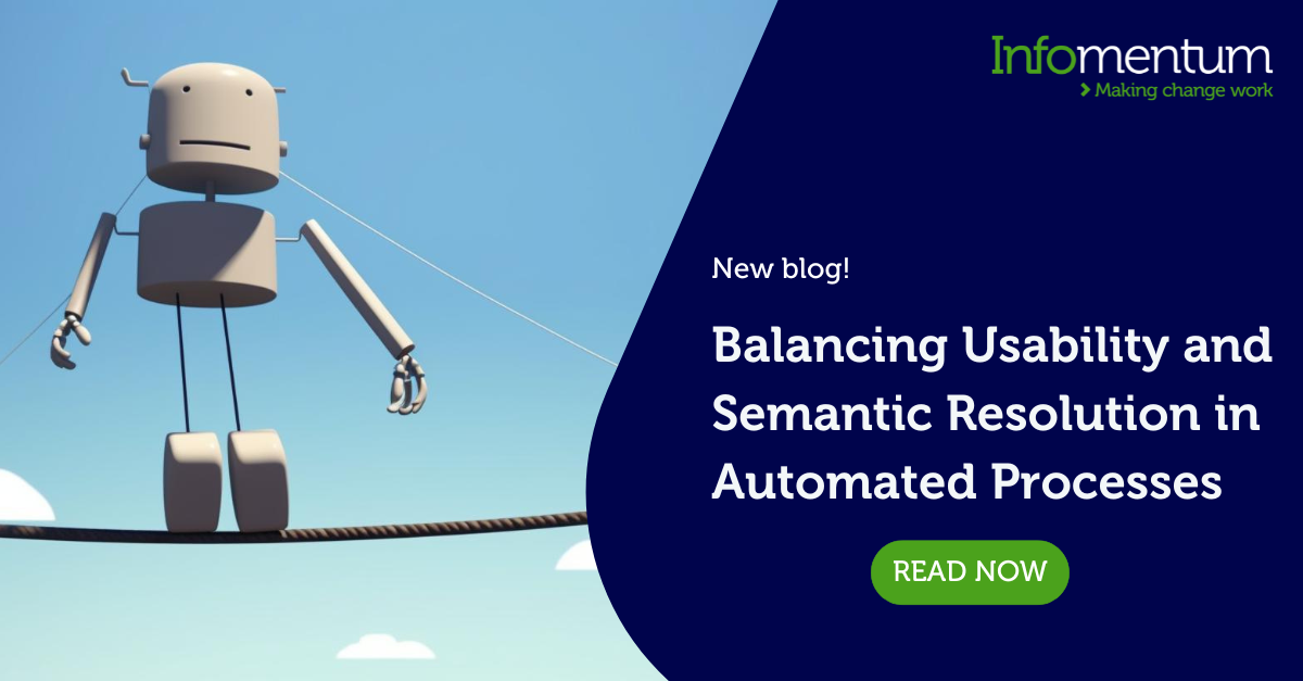 Balancing Usability and Semantic Resolution in Automated Processes